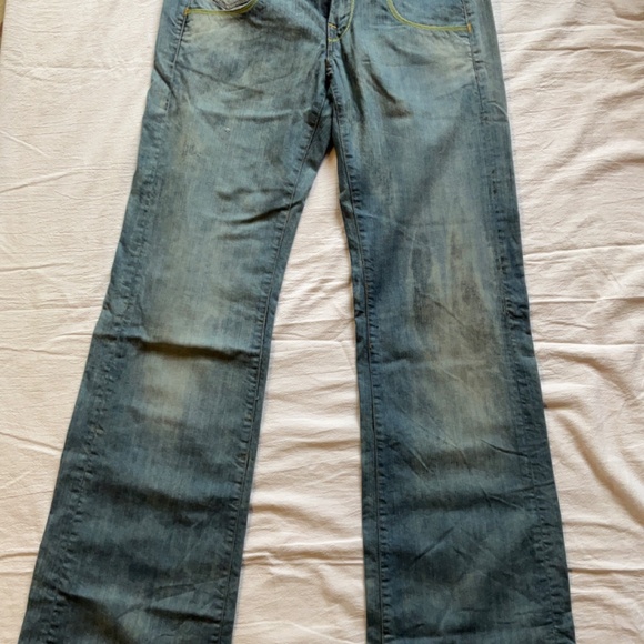 Original Replay Jeans factory distressed sz 28/34 NWT - Picture 4 of 7